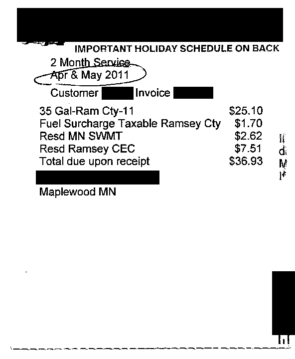  - Invoice 39d Redacted